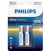 Baterie Philips LR6E2B/10 Ultra Alkalické AA 2ks